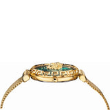Versace Palazzo Empire Greca Green Dial Gold Mesh Bracelet Watch for Women - VEDV00819 Buy Now By Versace