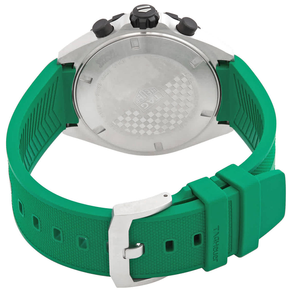 Tag Heuer Formula 1 Chronograph Green Dial Green Rubber Strap Watch for Men - CAZ101AP.FT8056 Buy Now By Tag Heuer