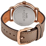 Coach Delancey Grey Dial Grey Leather Strap Watch For Women - 14502797 Buy Now By Coach