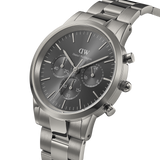 Daniel Wellington Iconic Link Chronograph Grey Dial Grey Steel Strap Watch for Men - DW00100643 Buy Now By Daniel Wellington