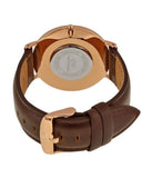 Daniel Wellington Classic Bristol White Dial Brown Leather Strap Watch For Men - DW00100009 Buy Now By Daniel Wellington