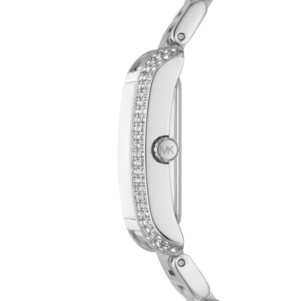 Michael Kors Emery Three-Hand Crystals White Dial Silver Steel Strap Watch for Women - MK4642 Buy Now By Michael Kors