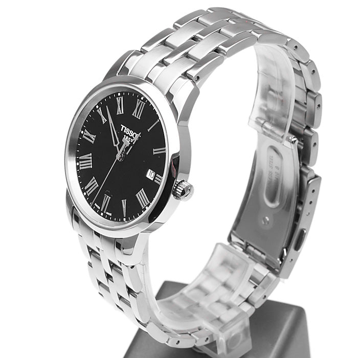Tissot T Classic Dream Black Dial Silver Steel Strap Watch for Men - T033.410.11.053.01 Buy Now By Tissot
