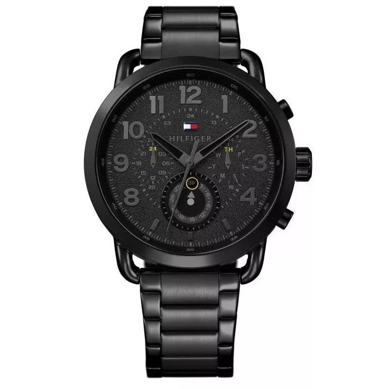 Tommy Hilfiger Briggs Black Dial Black Steel Strap Watch for Men - 1791423 Buy Now By Tommy Hilfiger
