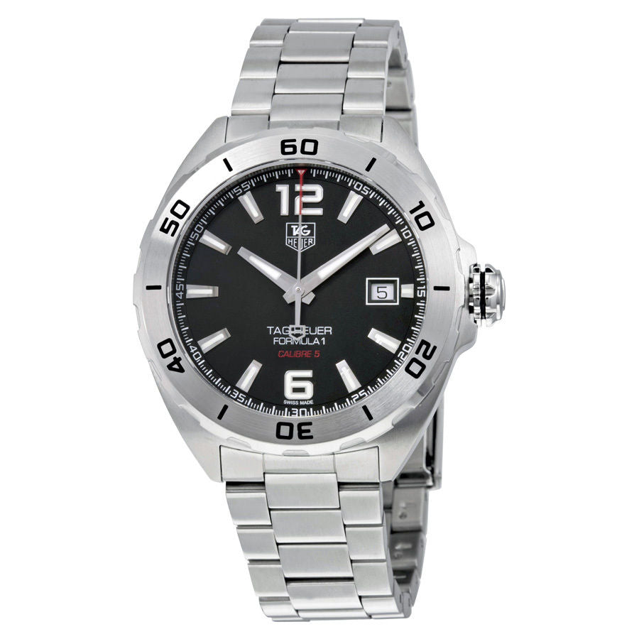 Tag Heuer Formula 1 Automatic Black Dial Silver Steel Strap Watch for Men - WAZ2113.BA0875 Buy Now By Tag Heuer