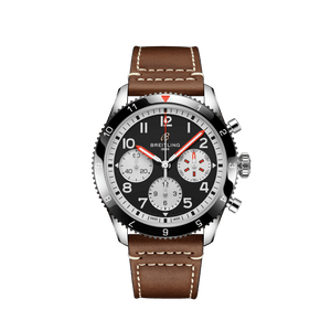 Breitling Avi Chronograph 42 Mosquito Black Dial Brown Leather Strap Watch for Men - Y233801A1B1X1 Buy Now By Breitling