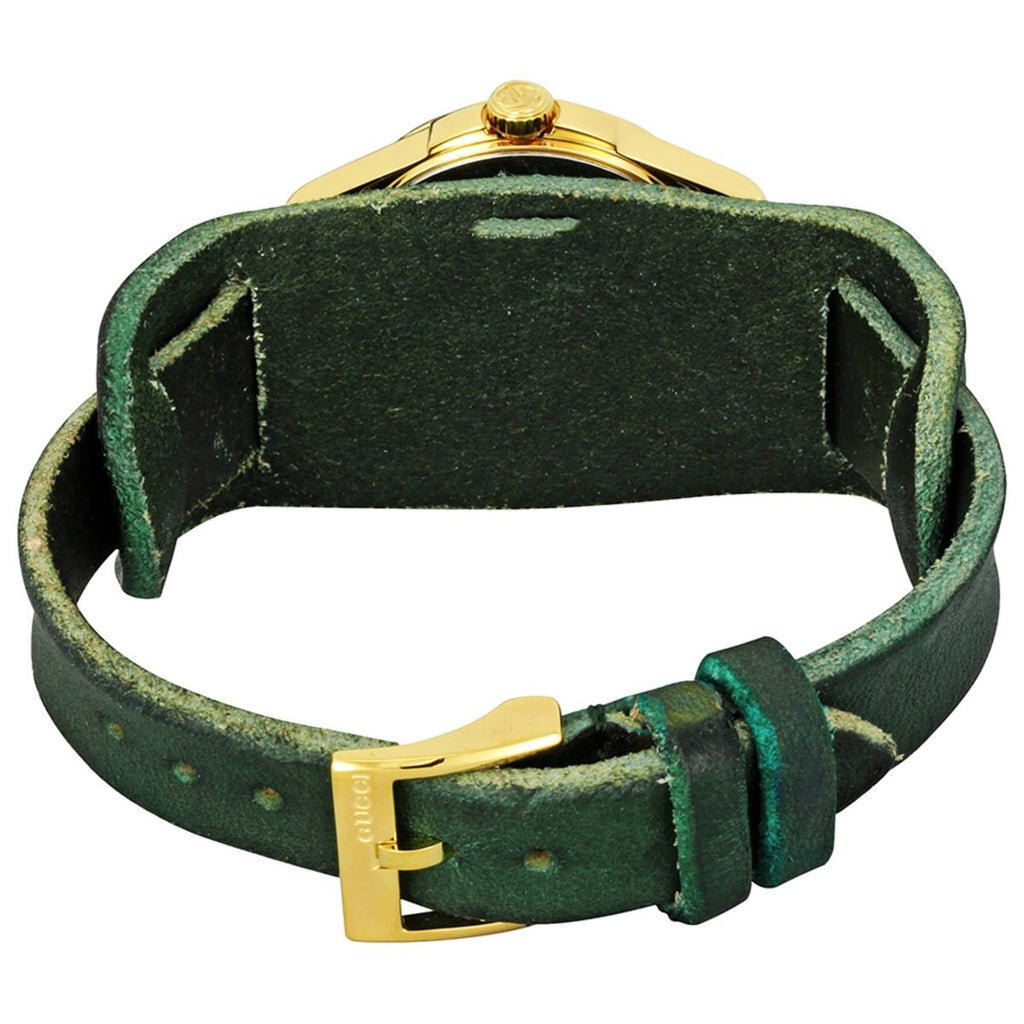 Gucci G Timeless Red Green Dial Green Leather Strap Watch For Women - YA126545 Buy Now By Gucci