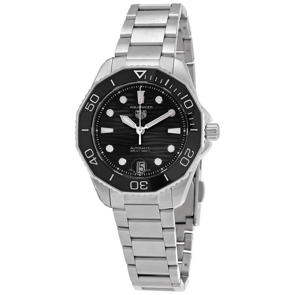 Tag Heuer Aquaracer Professional 300 Automatic Black Dial Silver Steel Strap Watch for Women - WBP231D.BA0626 Buy Now By Tag Heuer
