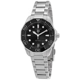 Tag Heuer Aquaracer Professional 300 Automatic Black Dial Silver Steel Strap Watch for Women - WBP231D.BA0626 Buy Now By Tag Heuer