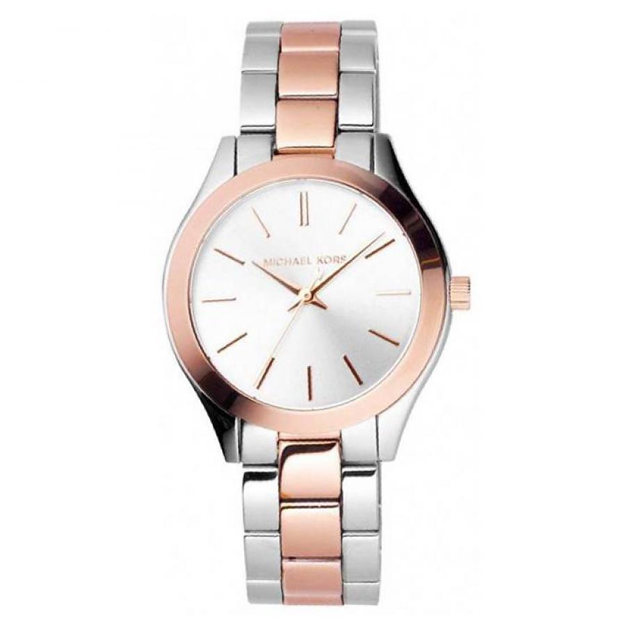 Michael Kors Runway White Dial Two Tone Stainless Steel Strp Watch for Women - MK3204A Buy Now By Michael Kors