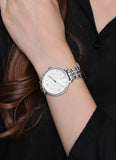 Fossil Jacqueline White Dial Silver Steel Strap Watch for Women - ES3545 Buy Now By Fossil