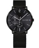 Tommy Hilfiger Brooklyn Black Dial Black Mesh Bracelet Watch for Men - 1791507 Buy Now By Tommy Hilfiger