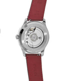 Gucci G Timeless Automatic Silver Dial Red Leather Strap Watch For Men - YA126346 Buy Now By Gucci