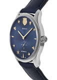 Gucci G Timeless Automatic Blue Dial Black Leather Strap Watch For Men - YA126347 Buy Now By Gucci