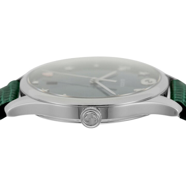 Gucci G-Timeless Green Mother of Pearl Dial Green Leather Strap Watch For Women - YA126585 Buy Now By Gucci