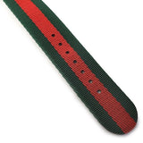 Gucci Le Marche des Merveilles Red & Green Dial Red & Green Nylon Strap Unisex Watch - YA1264060 Buy Now By Gucci