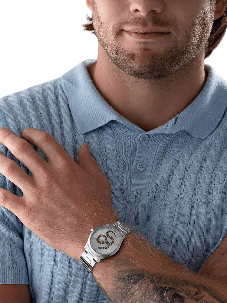 Gucci G Timeless Silver Dial Silver Steel Strap Watch For Women - YA1264076 Buy Now By Gucci