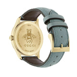 Gucci G Timeless Quartz Blue Dial Blue Leather Strap Watch For Men - YA1264097 Buy Now By Gucci