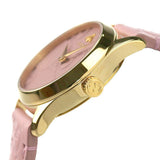 Gucci G Timeless Quartz Pink Dial Pink Leather Strap Watch For Women - YA1265005 Buy Now By Gucci