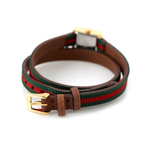 Gucci G-Frame Multicolored Dial Two Tone Nylon Strap Watch For Women - YA128527 Buy Now By Gucci