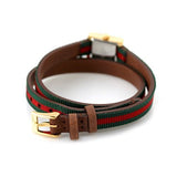 Gucci G-Frame Multicolored Dial Two Tone Nylon Strap Watch For Women - YA128527 Buy Now By Gucci