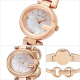 Gucci Guccisima Quartz Mother of Pearl White Dial Rose Gold Steel Strap Watch for Women - YA134512 Buy Now By Gucci