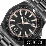 Gucci Dive Quartz Black Dial Black Steel Strap Watch For Men - YA136213 Buy Now By Gucci
