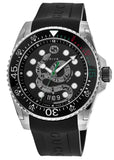 Gucci Dive Quartz Kingsnake Black Dial Black Rubber Strap Watch For Men - YA136217 Buy Now By Gucci