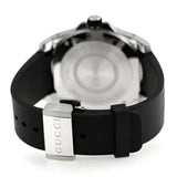 Gucci Dive Quartz Kingsnake Black Dial Black Rubber Strap Watch For Men - YA136217 Buy Now By Gucci