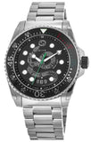 Gucci Dive Snake Black Dial Silver Steel Strap Watch For Men - YA136218 Buy Now By Gucci