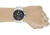 Gucci Dive Quartz Black Dial Silver Steel Strap Watch For Men - YA136221 Buy Now By Gucci