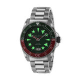 Gucci Dive Quartz Green Dial Silver Steel Strap Watch For Men - YA136222 Buy Now By Gucci