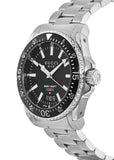Gucci Dive Quartz Black Dial Silver Steel Strap Watch For Men - YA136301A Buy Now By Gucci