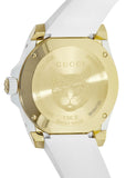 Gucci Dive Quartz White Dial White Rubber Strap Unisex Watch - YA136322 Buy Now By Gucci
