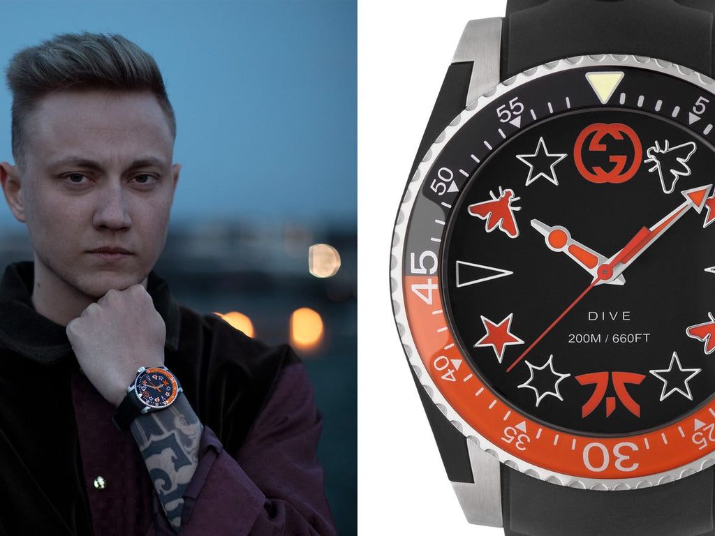 Gucci Dive Limited Edition Black Dial Black Rubber Strap Unisex Watch - YA136333 Buy Now By Gucci