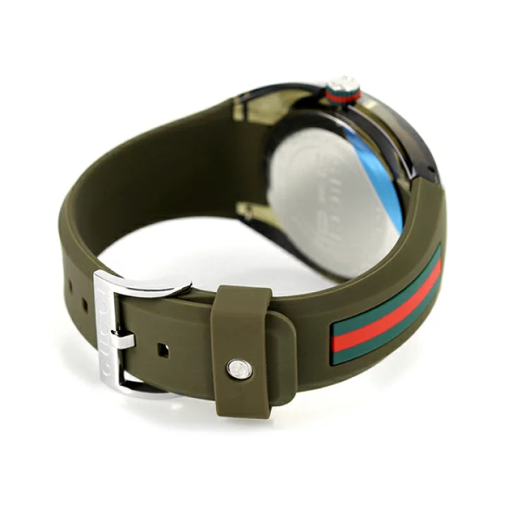 Gucci Sync XXL Quartz Brown Dial Brown Leather Strap Watch For Men - YA137106 Buy Now By Gucci