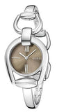 Gucci Horsebit Collection Quartz Brown Dial Silver Steel Strap Watch For Women - YA139501 Buy Now By Gucci