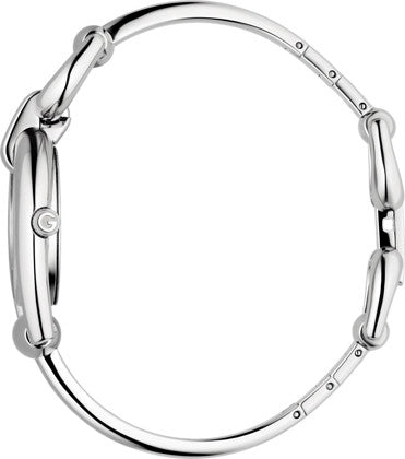 Gucci Horsebit Collection Quartz Brown Dial Silver Steel Strap Watch For Women - YA139501 Buy Now By Gucci