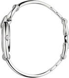 Gucci Horsebit Collection Quartz Brown Dial Silver Steel Strap Watch For Women - YA139501 Buy Now By Gucci