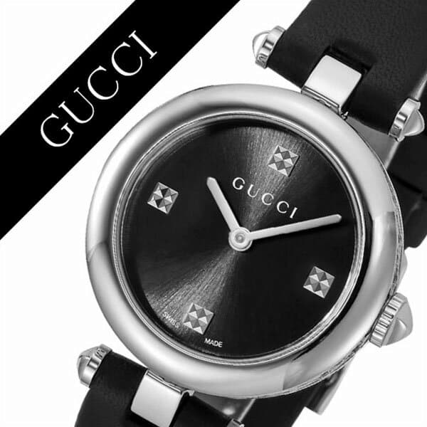 Gucci Diamantissima Quartz Diamonds Black Dial Black Leather Strap Watch for Women - YA141506 Buy Now By Gucci