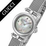 Gucci Diamantissima Diamonds Mother of Pearl Dial Silver Mesh Bracelet Watch for Women - YA141512 Buy Now By Gucci
