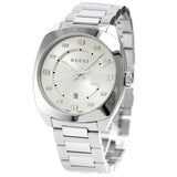 Gucci GG2570 Silver Dial Silver Steel Strap Watch For Men - YA142308 Buy Now By Gucci