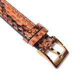 Gucci G-Frame Mother of Pearl Dial Brown Leather Snakeskin Strap Watch For Women - YA147402 Buy Now By Gucci