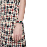 Gucci G-Frame Mother of Pearl Dial Two Tone Nylon Strap Watch For Women - YA147404 Buy Now By Gucci