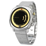 Gucci Grip Chronograph Disney Black Dial Silver Steel Strap Watch For Men - YA157307 Buy Now By Gucci