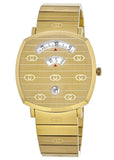 Gucci Grip Yellow Gold Dial Yellow Gold Steel Strap Unisex Watch - YA157403 Buy Now By Gucci