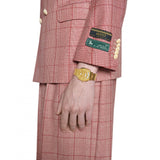 Gucci Grip Quartz Yellow Gold Dial Gold Steel Strap Unisex Watch - YA157409 Buy Now By Gucci