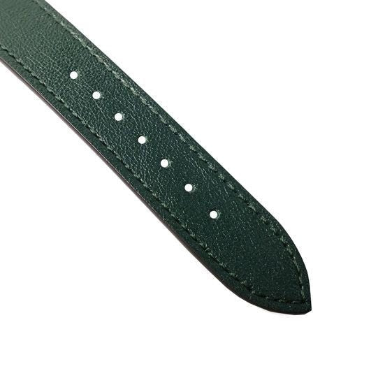 Gucci Grip Silver Dial Green Leather Strap Unisex Watch - YA157412 Buy Now By Gucci