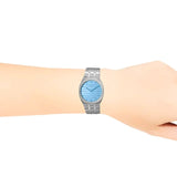Gucci 25H Quartz Blue Dial Silver Steel Strap Unisex Watch - YA163408 Buy Now By Gucci