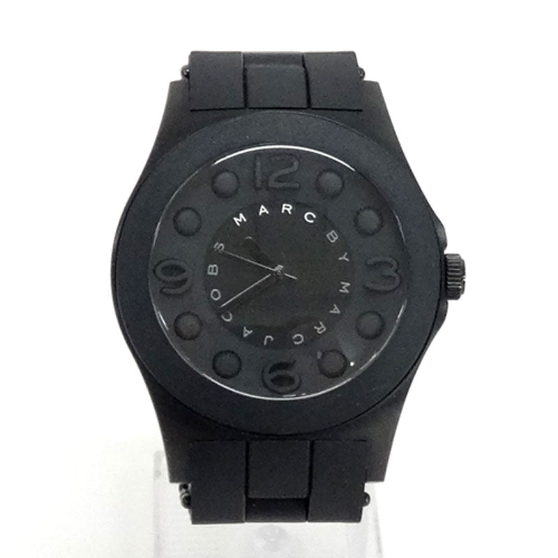Marc Jacobs Pelly Black Dial Black Silicon Strap Watch for Women - MBM2511 Buy Now By Marc Jacobs
